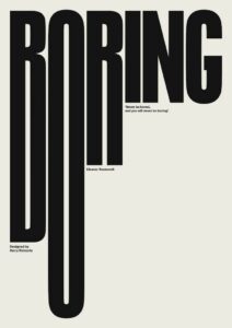 Poster minimalista