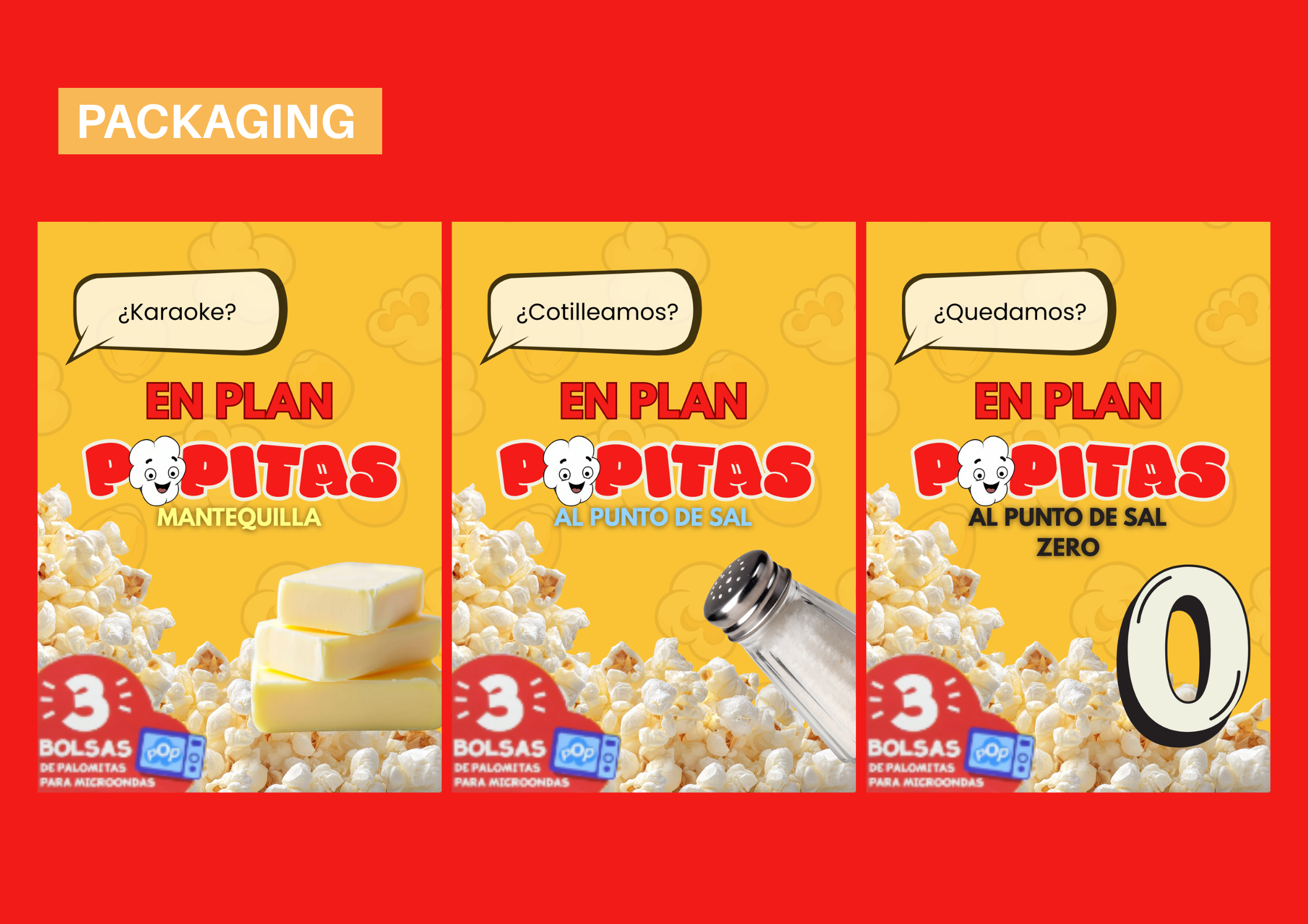 Packaging popitas